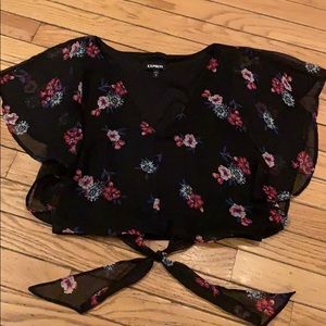 EXPRESS floral blouse